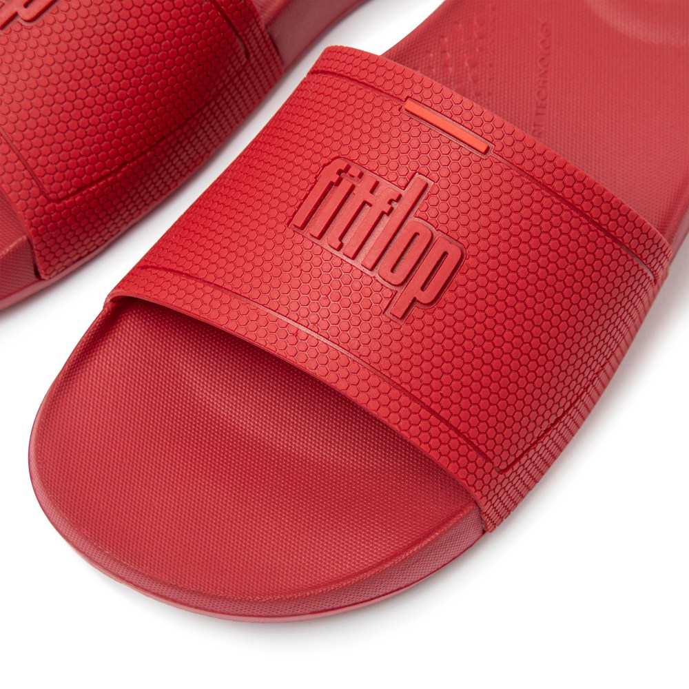 Fitflop Man Slides Red - Iqushion Pool - OE7039865